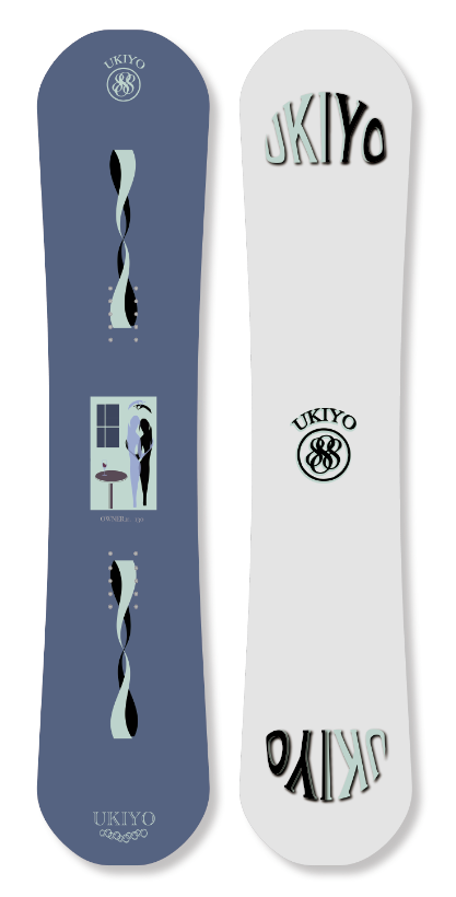 新品未使用　UKIYO スノーボード Jr120 1300_9c2b5137-fb92-4100-a8b7-